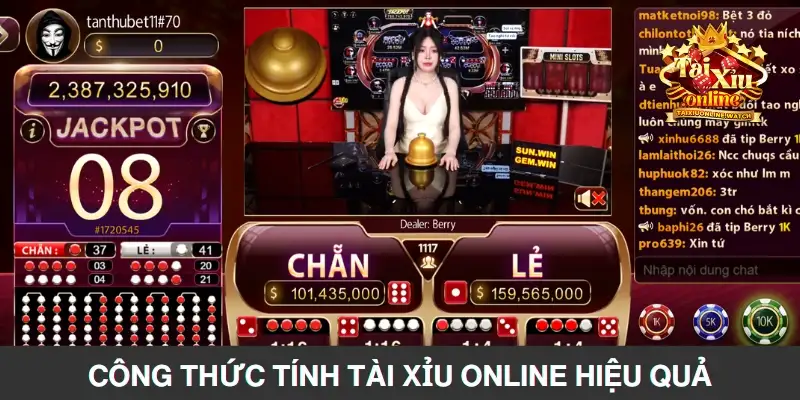 Cập nhật chính xác các công thức tính Tài Xỉu online hiệu quả