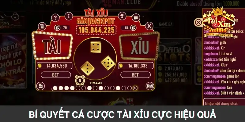 Bí quyết cá cược Tài Xỉu cực hiệu quả cho newbie