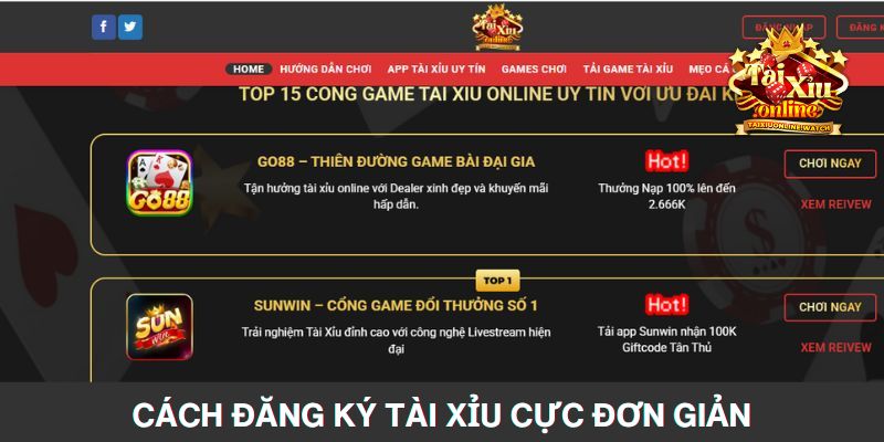 Chia sẻ cách đăng ký tài xỉu đúng quy trình cho người chơi