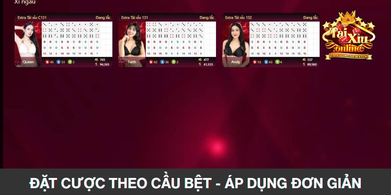 Đặt cược theo cầu bệt - Áp dụng đơn giản, dễ hiểu