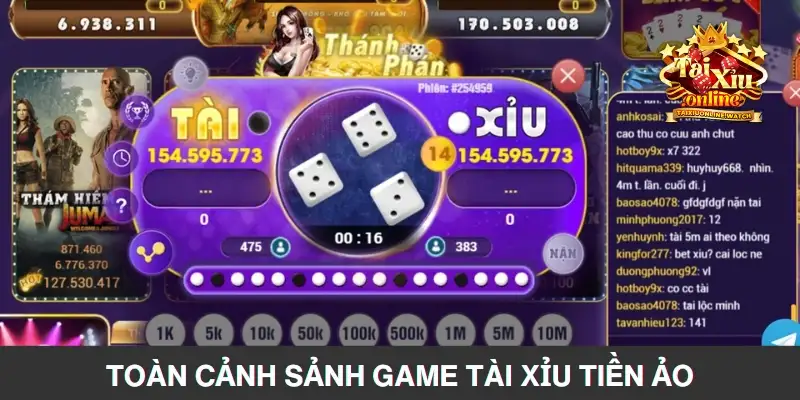 Toàn cảnh trải nghiệm sảnh game tài xỉu tiền ảo